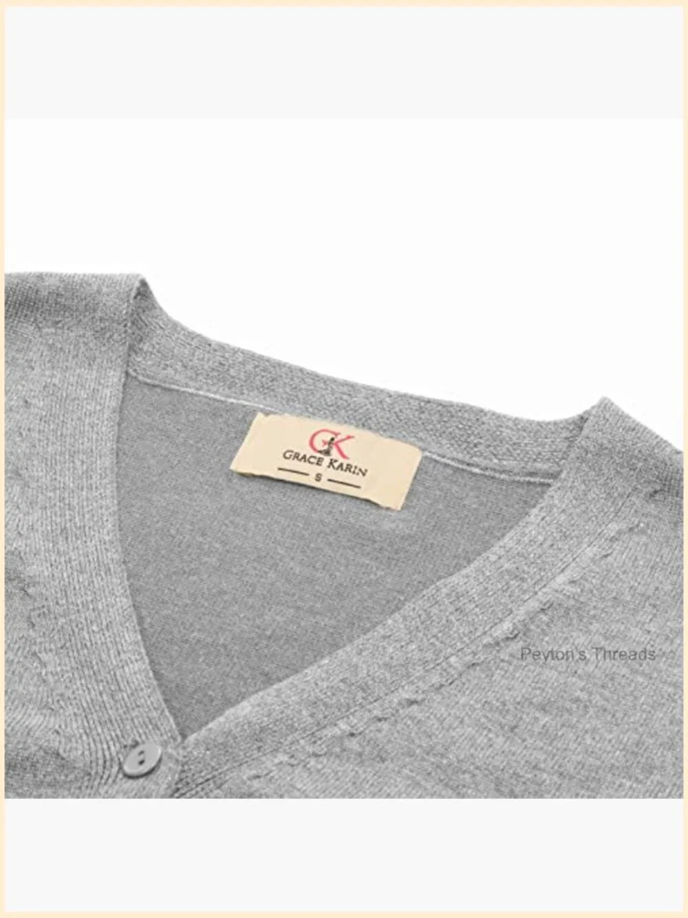 Long Sleeve Button Down V-Neck Sweater Knit Cardigan